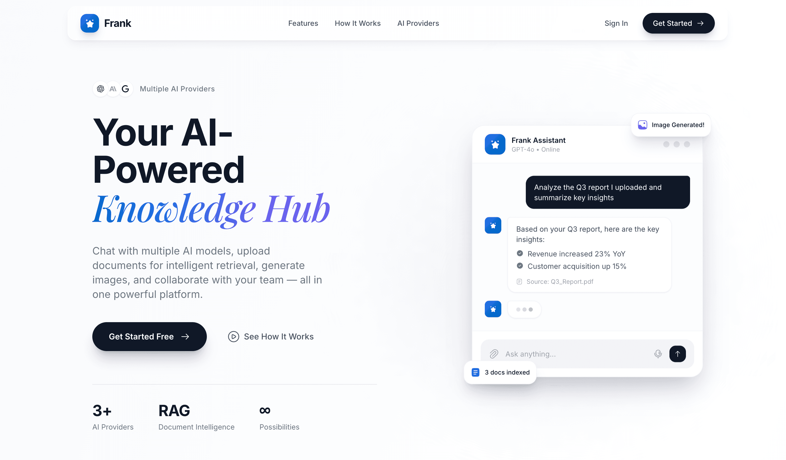 Frank - Knowledge Hub IA